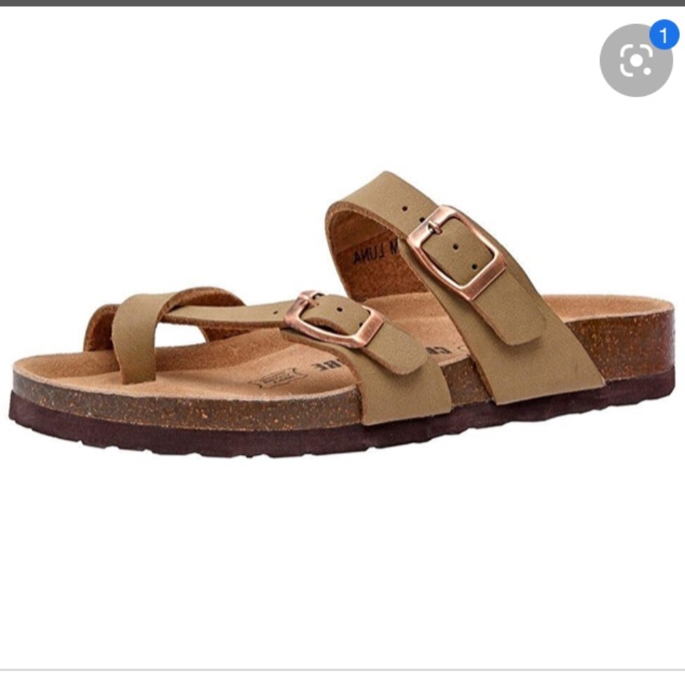 Cushionaire Luna Cork Sandal